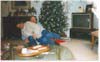 photograph of Me and Mary at Christmas 1996, in my parents Condo