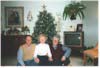 photograph of Me and My parents at Christmas 1996, in my parents Condo